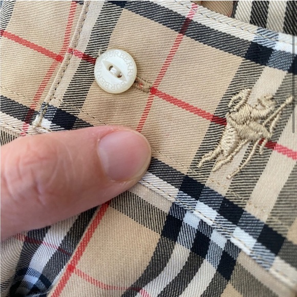 Burberry check button up shirt - Picture 2 of 6
